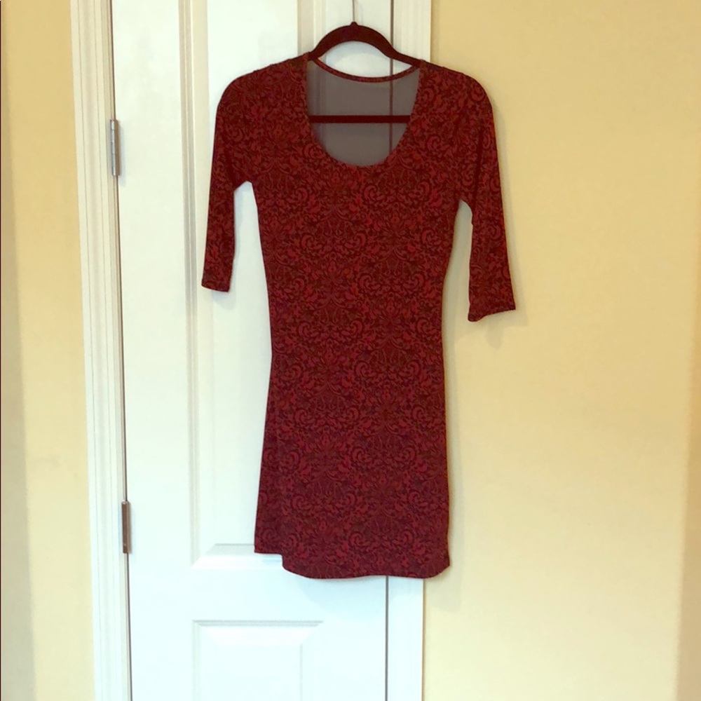 Sheer back dress
